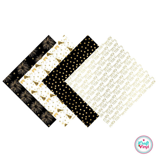 Happy New Year Patterned Pack