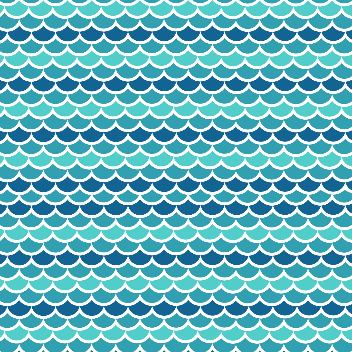 Ocean Mermaid Scales 12x12 Patterned Vinyl Sheet