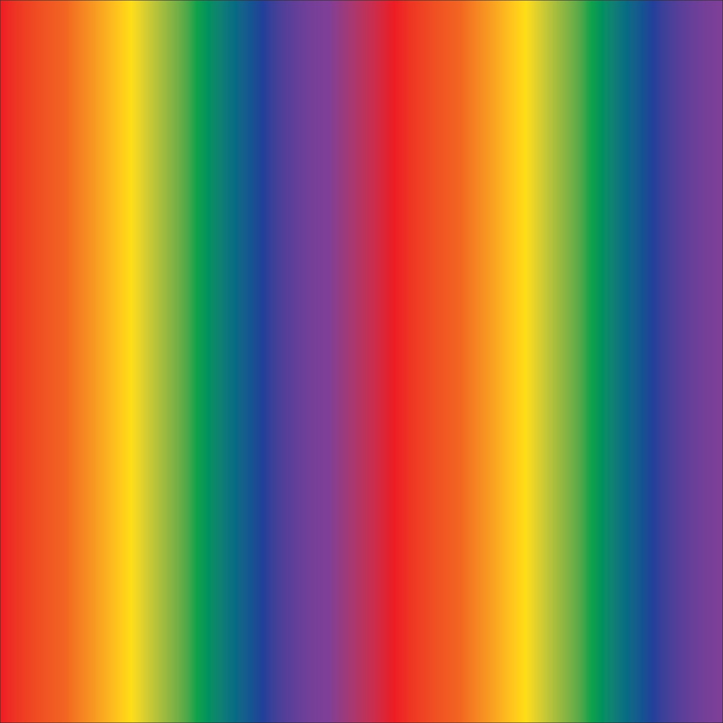 Ombre Rainbow Stripes 12x12 Patterned Vinyl Sheet
