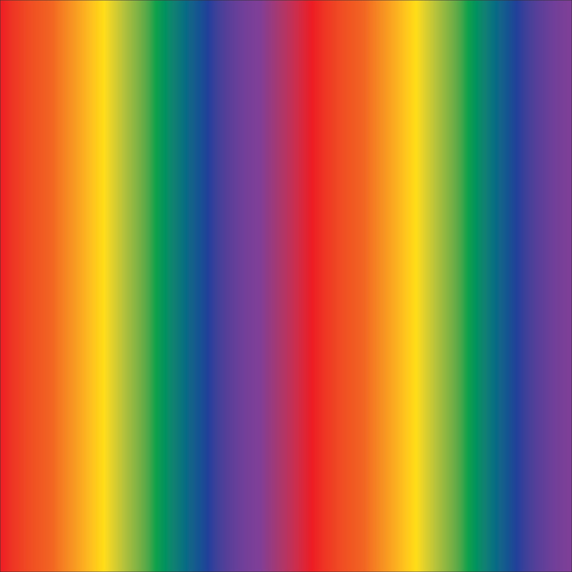 Ombre Rainbow Stripes 12x12 Patterned Vinyl Sheet
