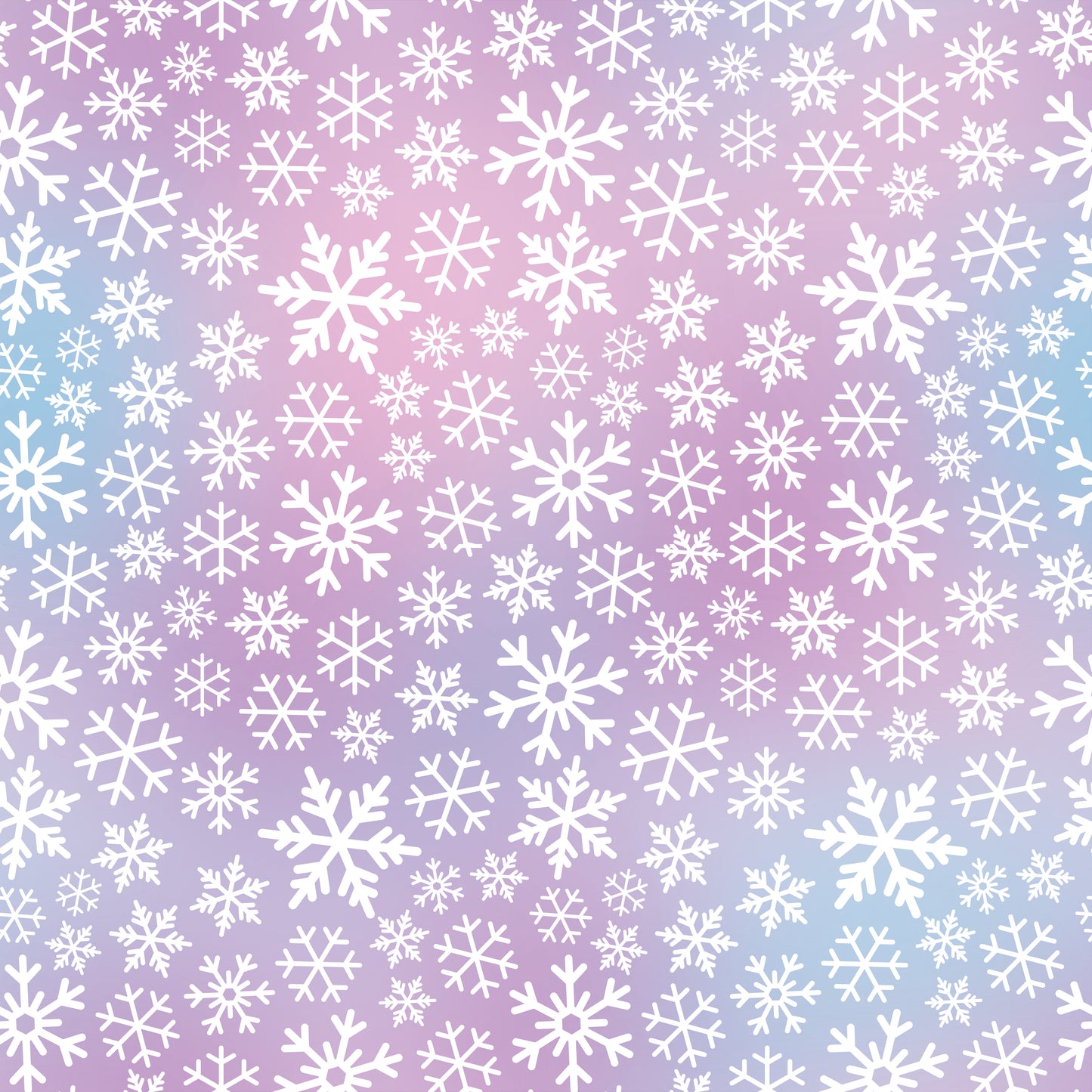 Ombre´ Snowflakes 12x12 Patterned Vinyl Sheet