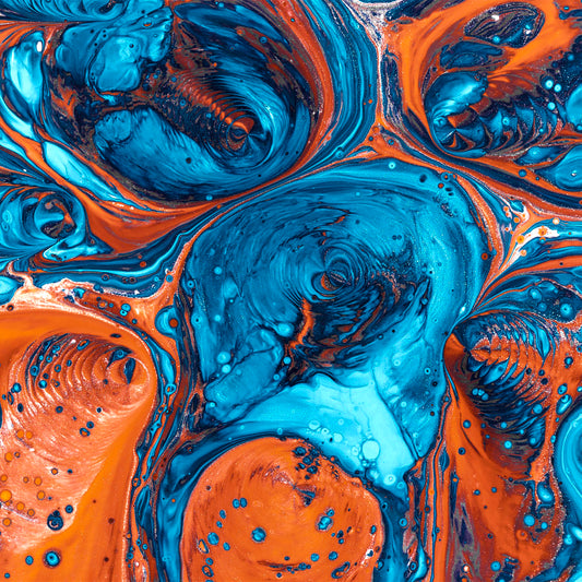 Orange Abyss 12x12 Patterned Vinyl Sheet