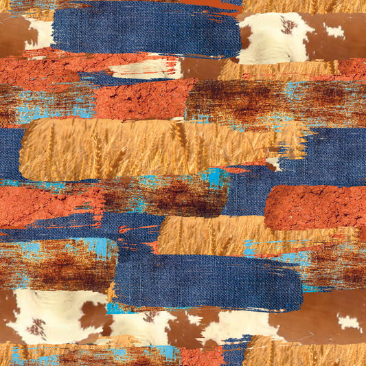 Out in the Country Brush Strokes 12x12 Patterned Vinyl Sheet