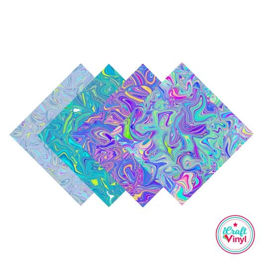 Abstract Liquid Patterned HTV Pack