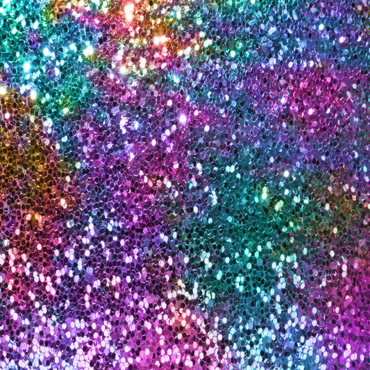 Peacock Glitter 12x12 Patterned Vinyl Sheet