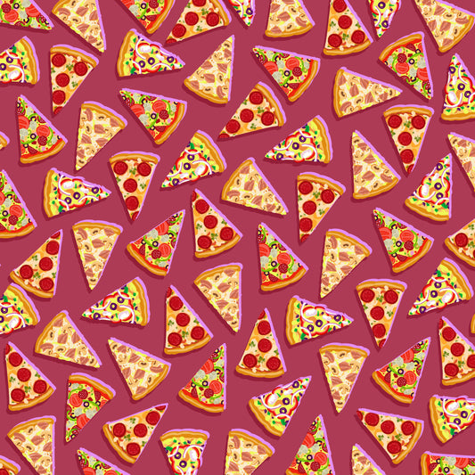Pizza Slices 12x12 Patterned Vinyl Sheet