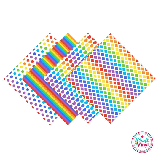 Pride Patterned HTV Pack