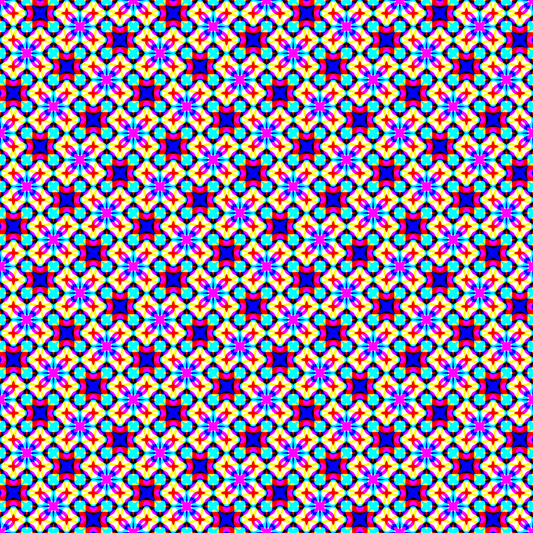 Purple & Red Neon Kaleidoscope 12x12 Patterned Vinyl Sheet