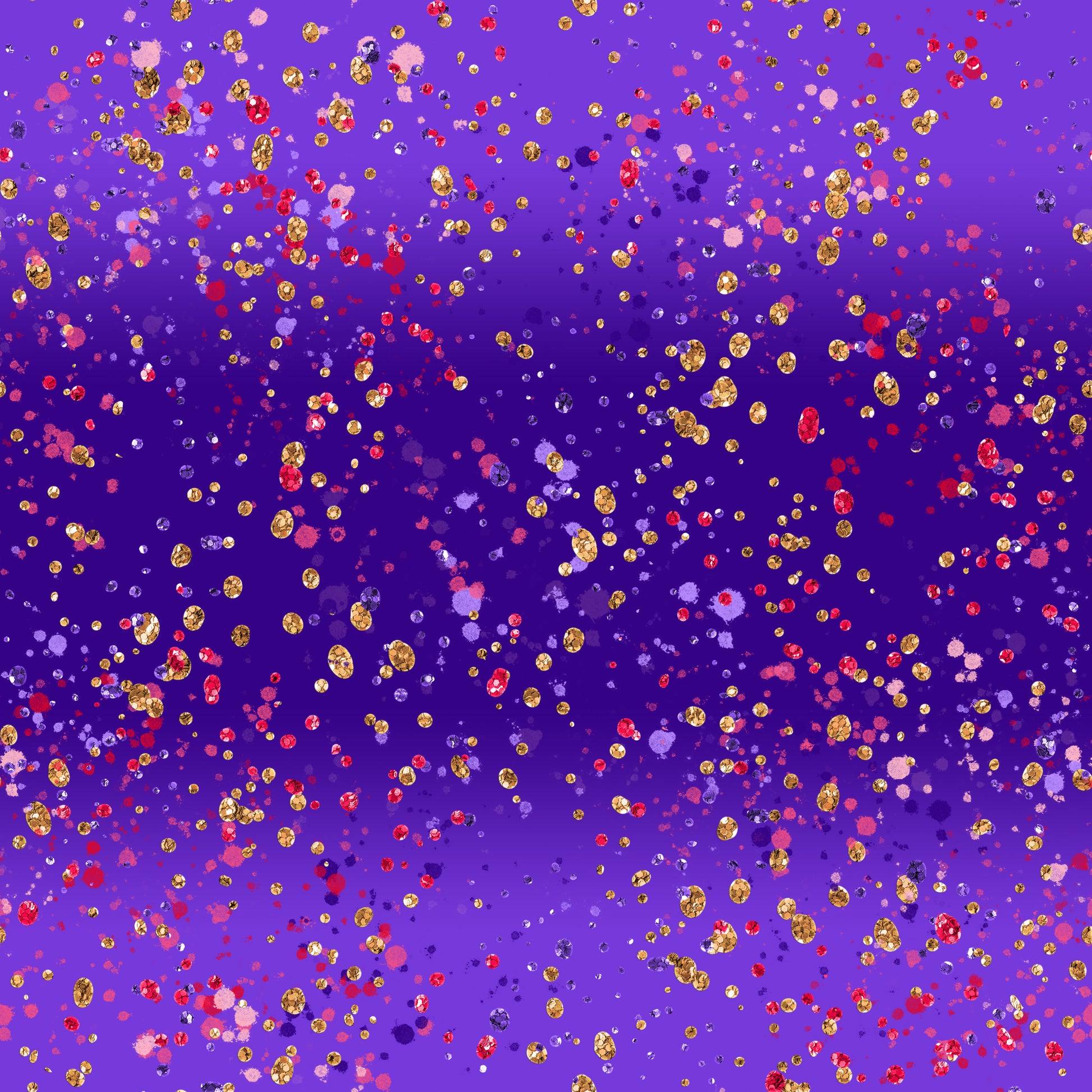 Purple Glitter Splatter 12x12 Patterned Vinyl Sheet