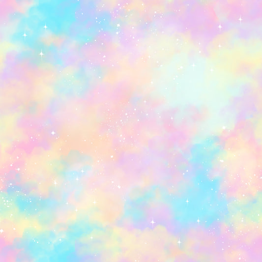 Rainbow Sky 12x12 Patterned Vinyl Sheet