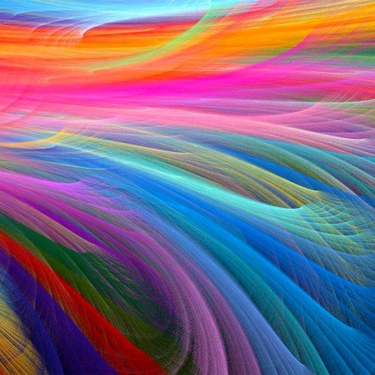 Rainbow Strings 12x12 Patterned Vinyl Sheet