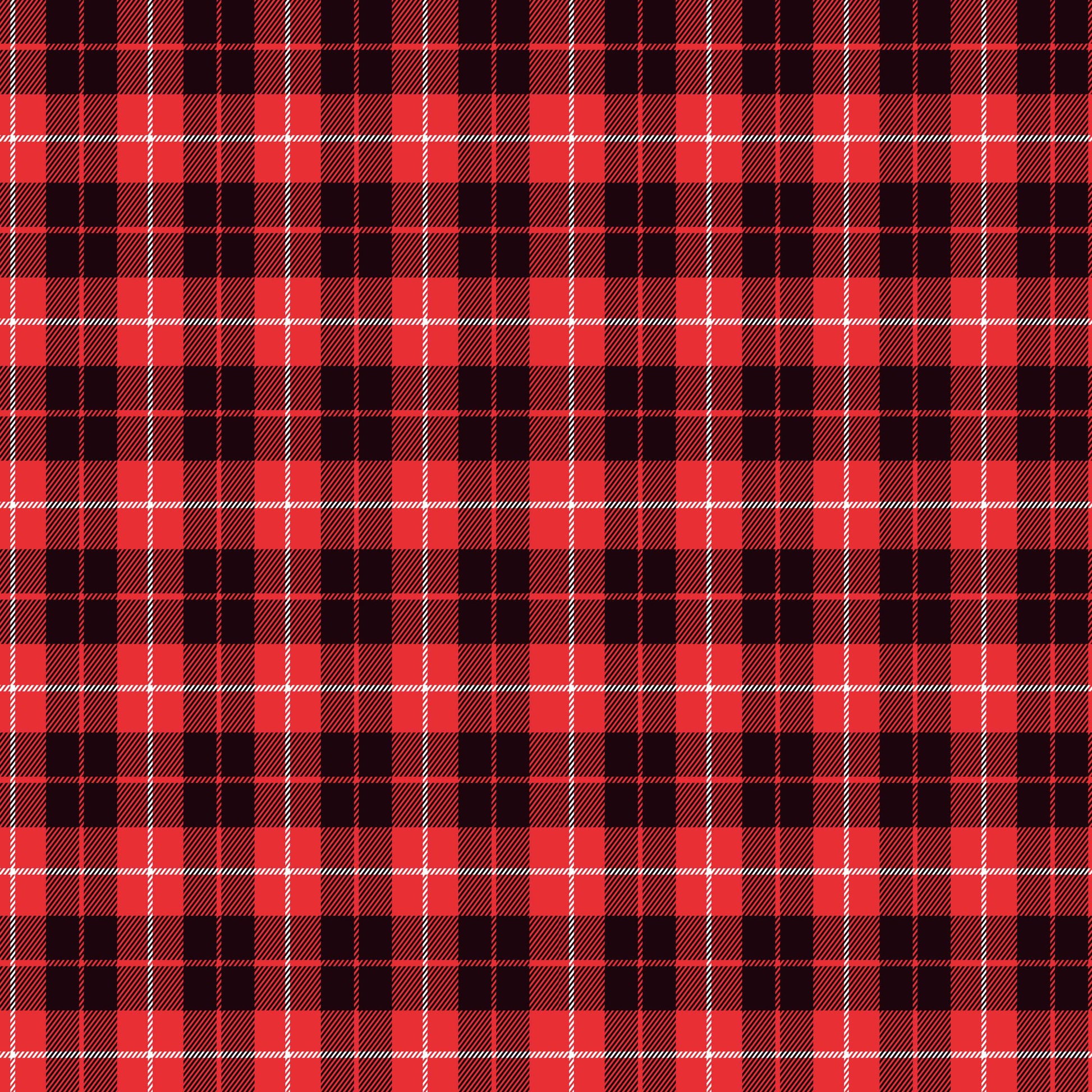 Classic Red Plaid 12x12 Patterned Vinyl Sheet