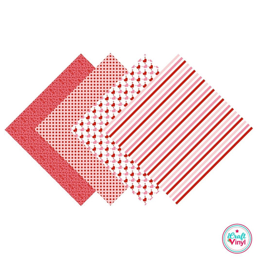 Pink & Red Valentine Patterned Pack