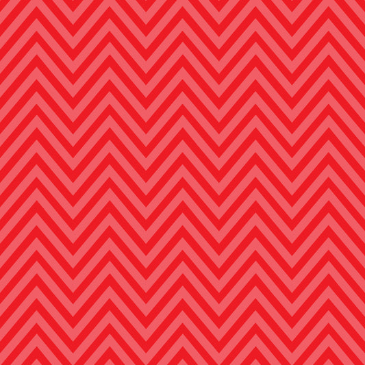 Red Chevron Stripes 12x12 Patterned Vinyl Sheet