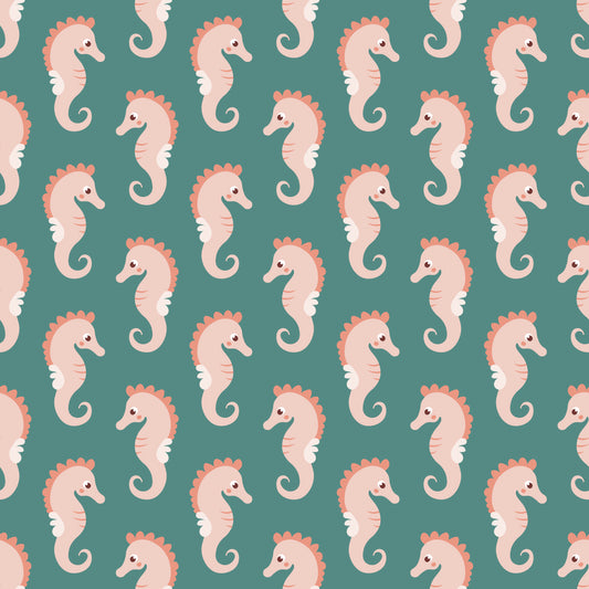 Seahorses 12x12 Patterned Vinyl Sheet