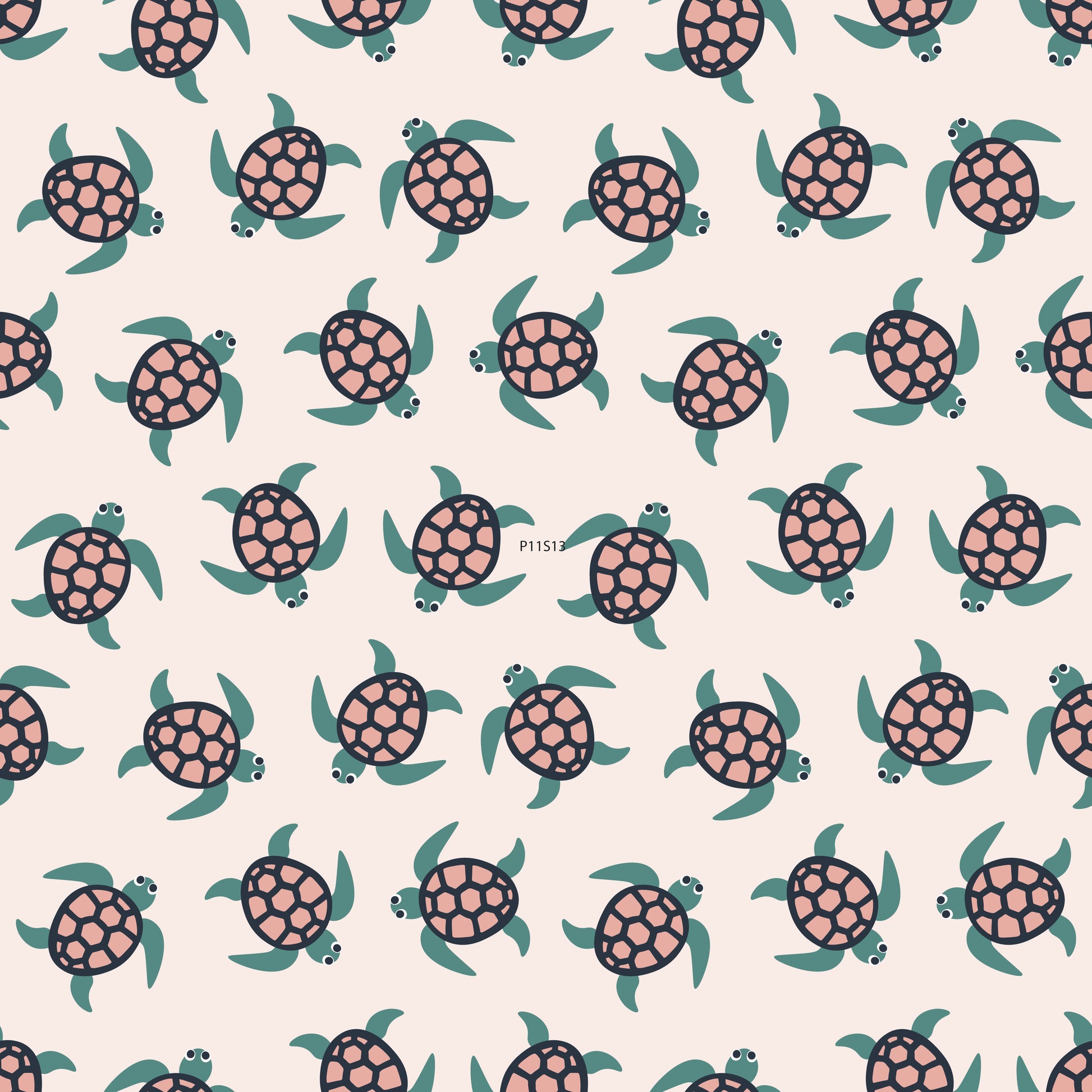 Sea Turtles 12x12 Patterned Vinyl Sheet