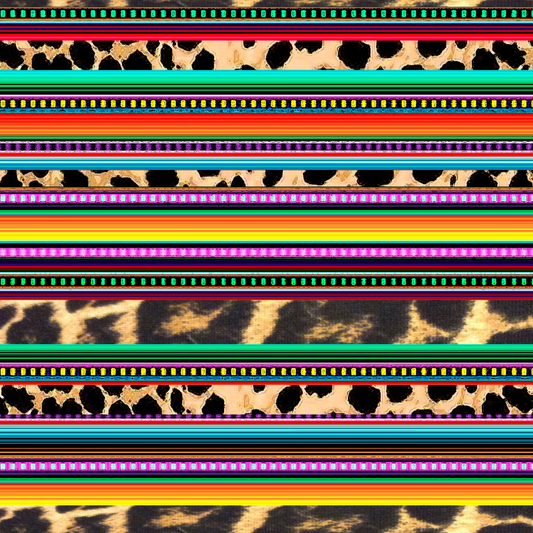 Leopard Serape 12x12 Patterned Vinyl Sheet