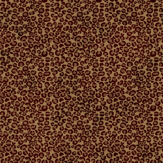 Small Leopard Print 12x12 Patterned Vinyl Sheet
