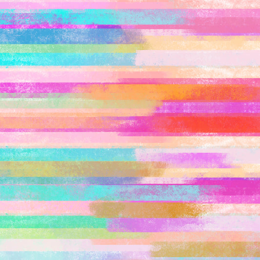 Smeared Rainbow Stripes 12x12 Patterned Vinyl Sheet