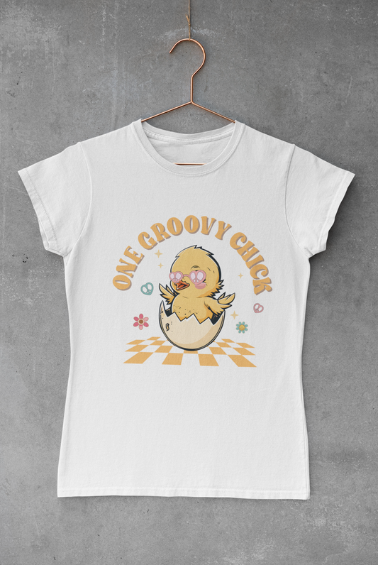 Easter One Groovy Chick Transfer