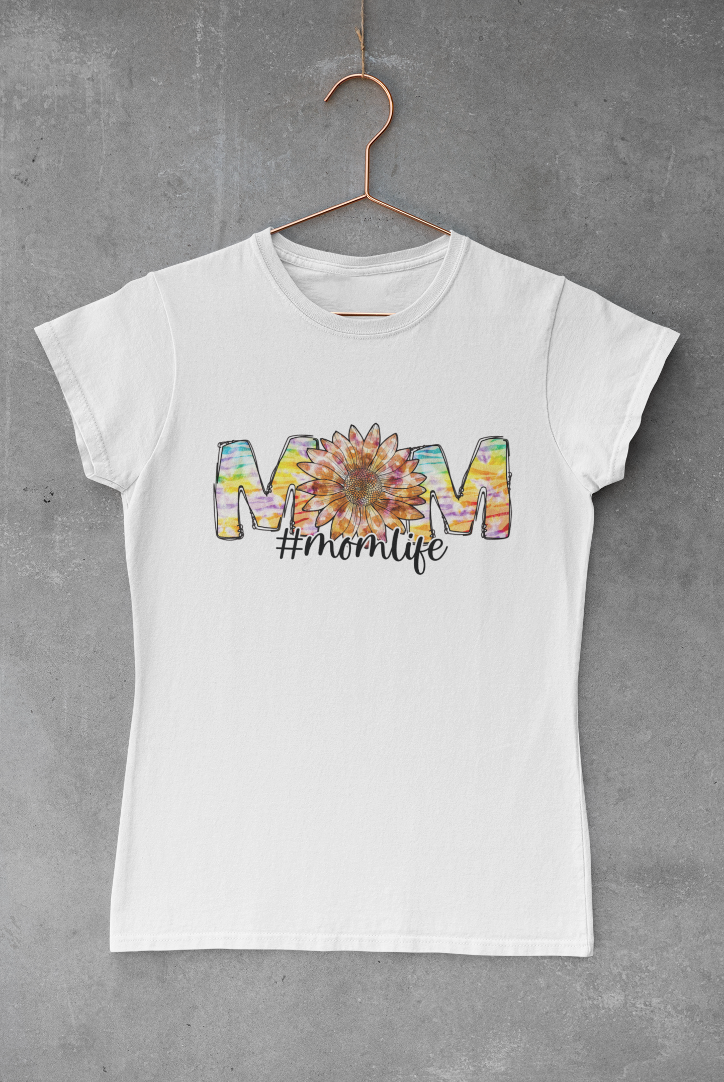 Mom Life Flower Transfer