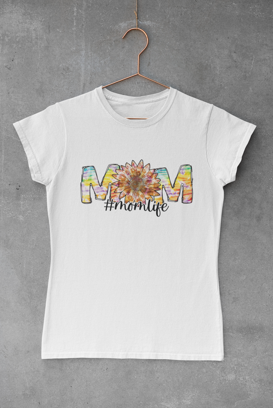 Mom Life Flower Transfer