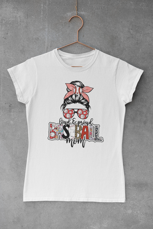 Proud Baseball Mom Bandana Transfer