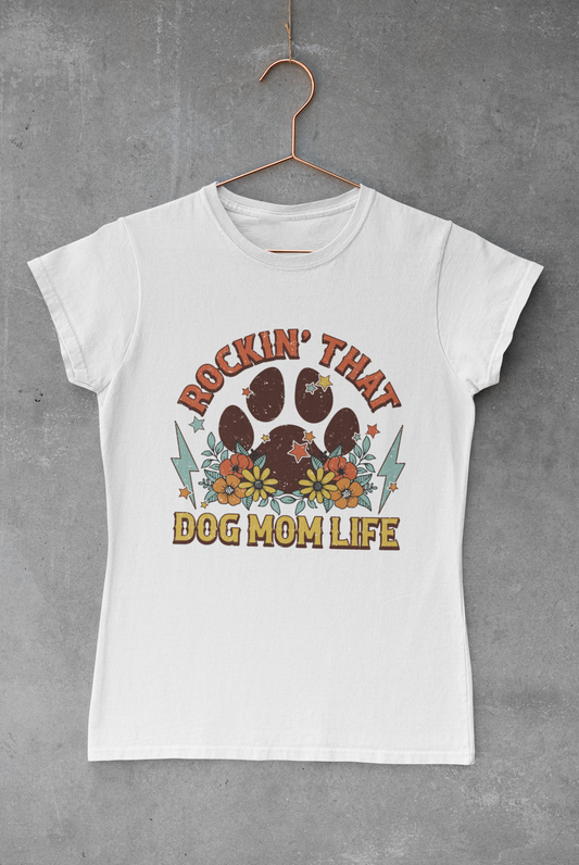 Dog Mom Life Transfer