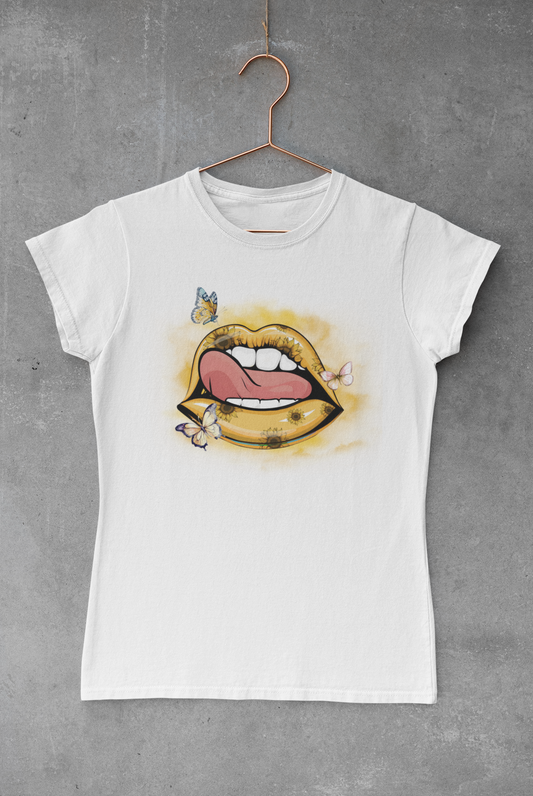 Sunflower Lips Transfer