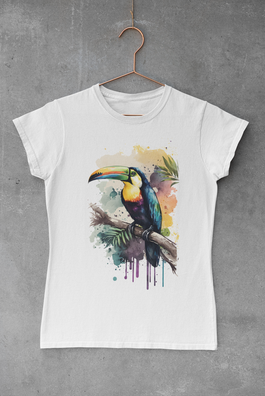 Toucan Watercolor Transfer