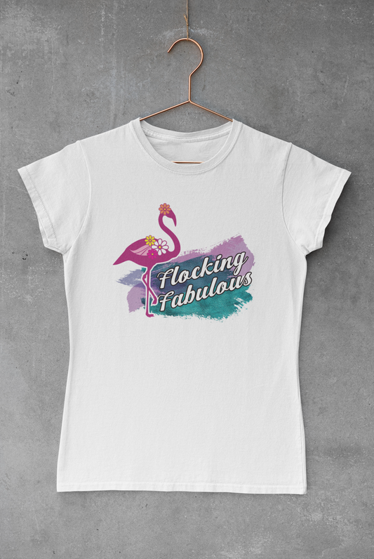 Flocking Fabulous Flowers Transfer