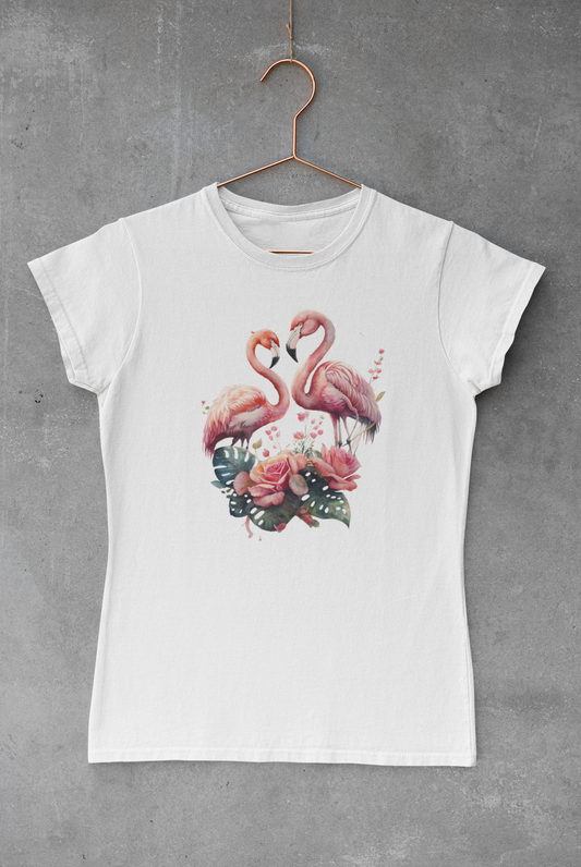 Flamingo Couple Transfer