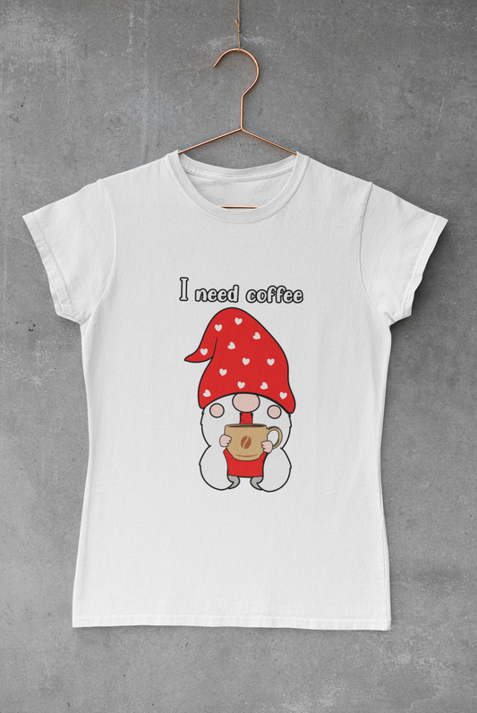 I Need Coffee Gnome Transfer