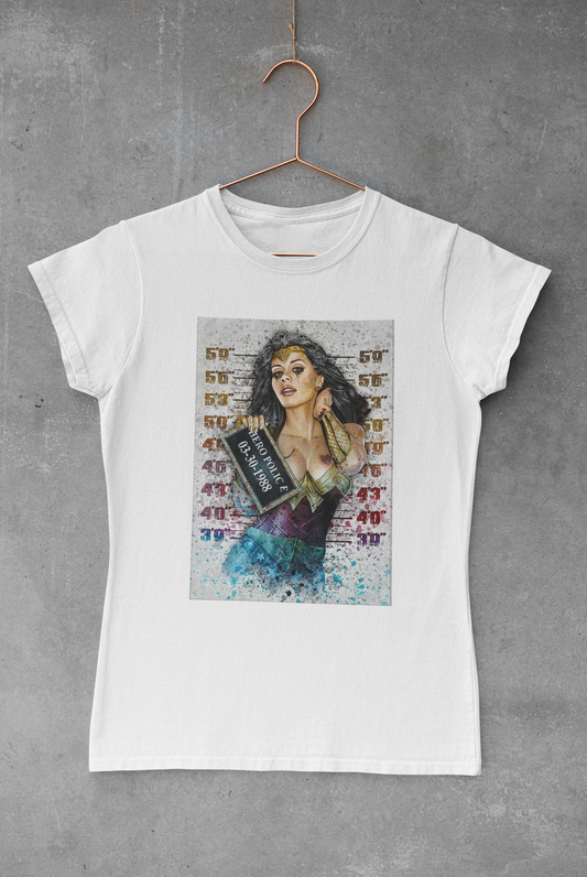 Wonder Woman Mugshot  Transfer