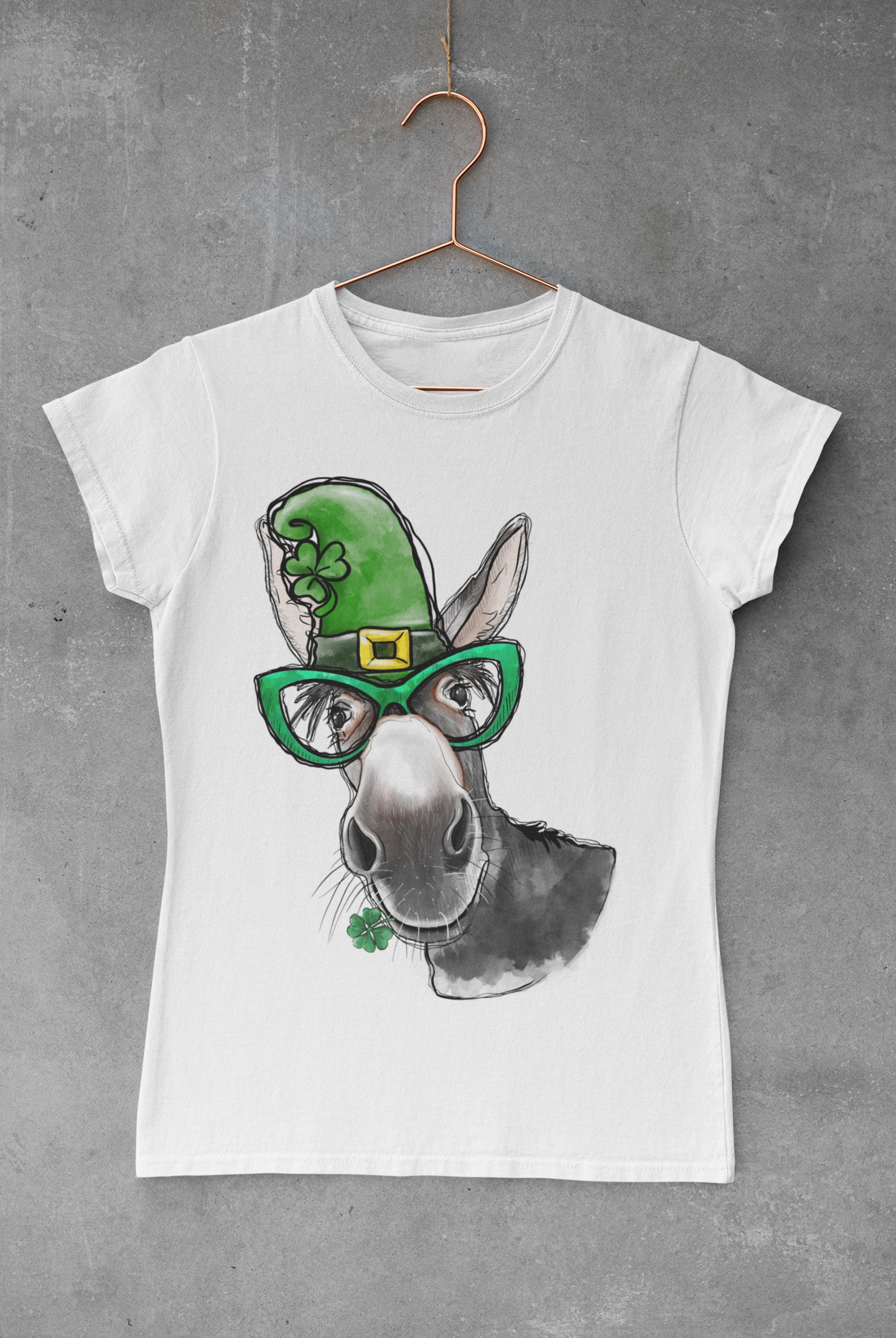 St. Patrick Donkey Sublimation Transfer