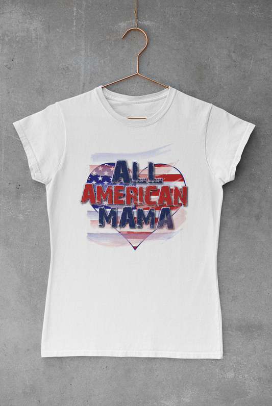 All American Mama Sublimation Transfer