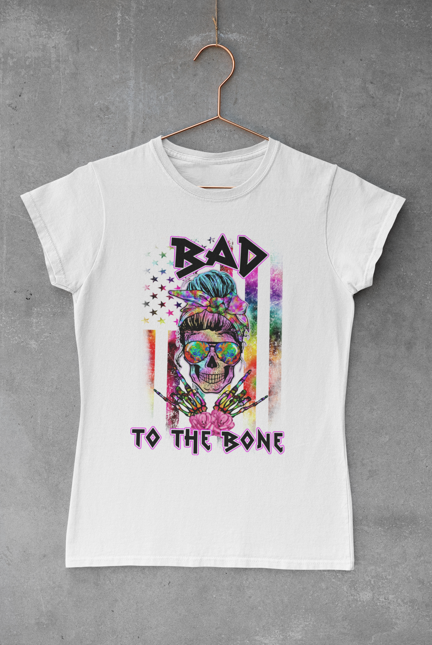 Bad to the Bone Sublimation Transfer