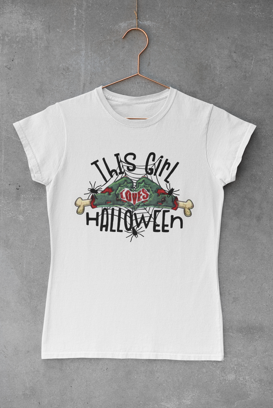 This Girl Loves Halloween Sublimation Transfer