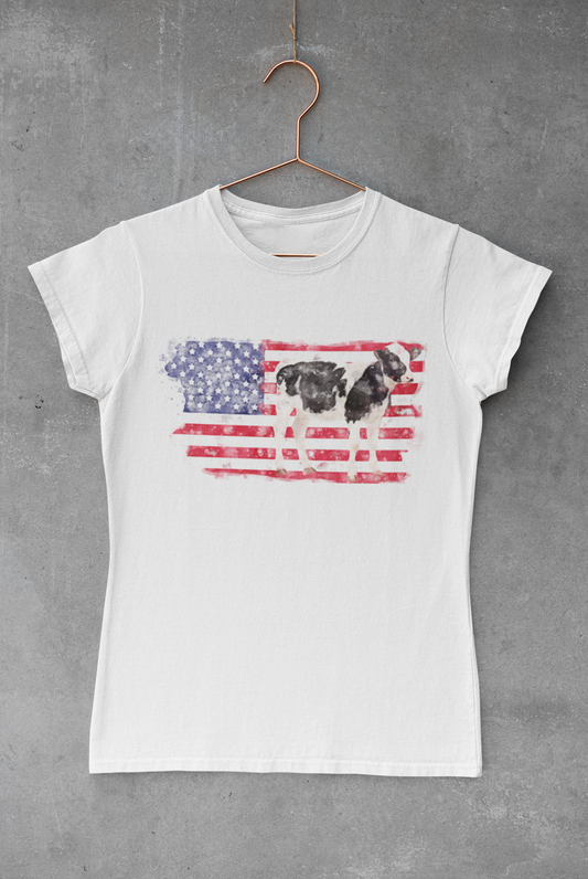 Cow USA Watermark  Transfer