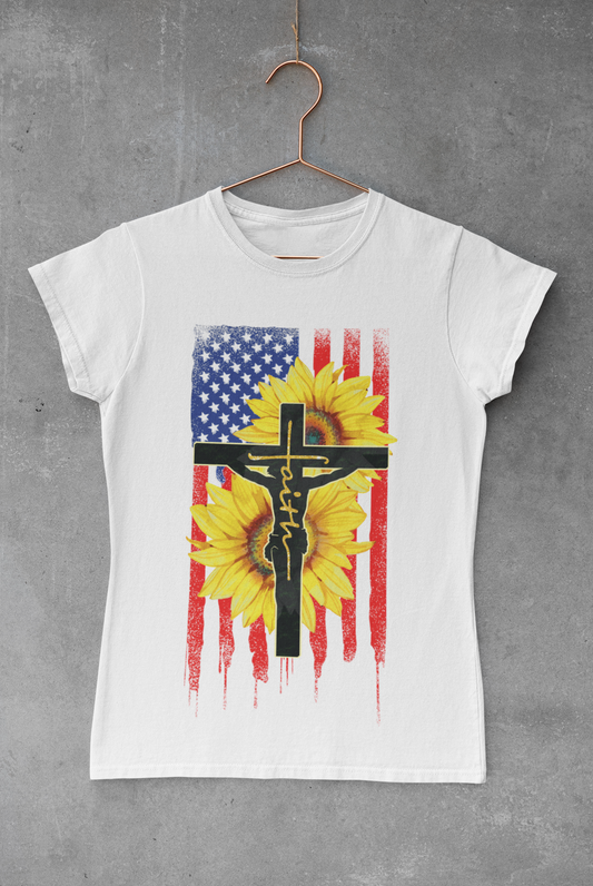 Faith Sunflower Transfer