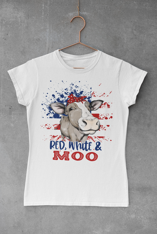 Red, White & Moo Transfer