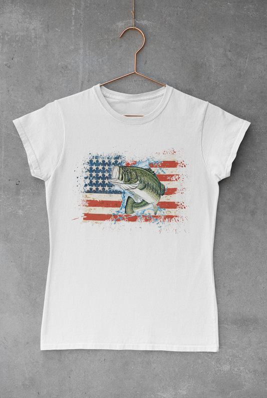 Fish USA Flag Transfer