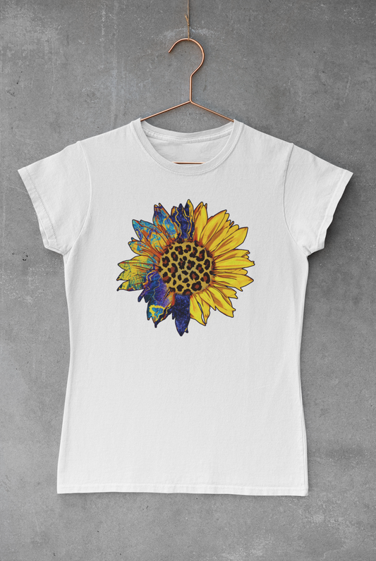 Blue Ocean Sunflower Transfer