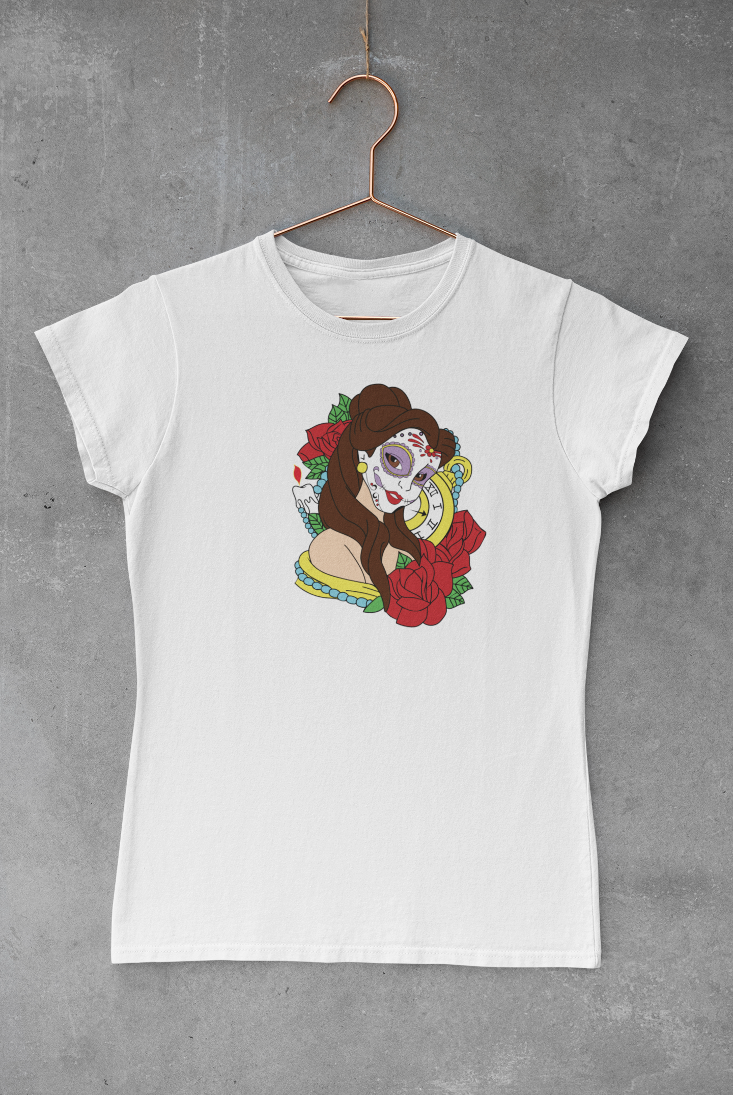Sugar Skull Belle Transfer
