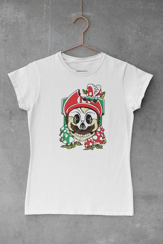 Mario Shrooms Skull Transfer