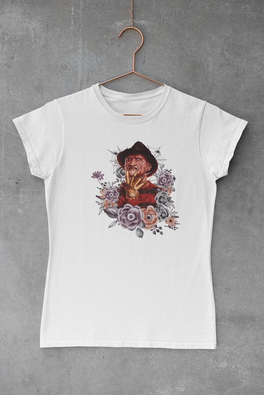 Freddy Krueger Floral Transfer