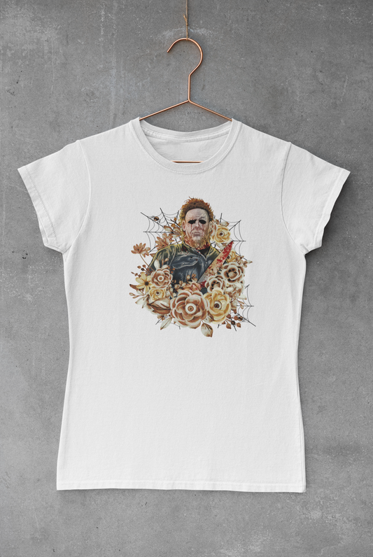 Michael Myers Beige Floral Transfer