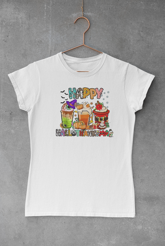 Happy Hallothanksmas Coffee V.2 Transfer