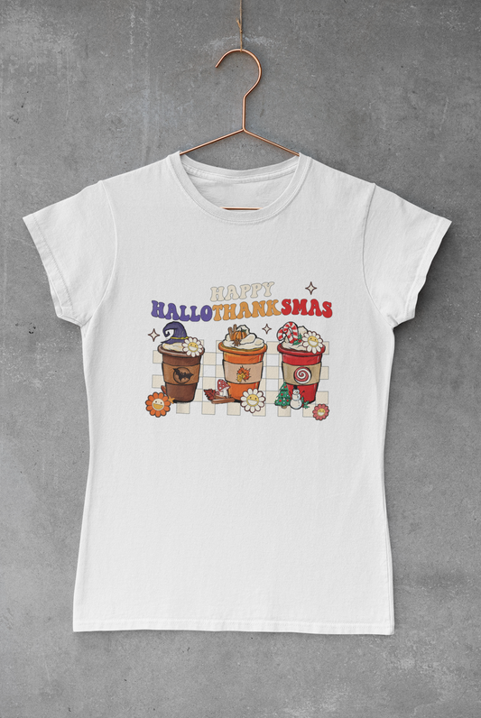 Happy Hallothanksmas Coffee V.3 Transfer
