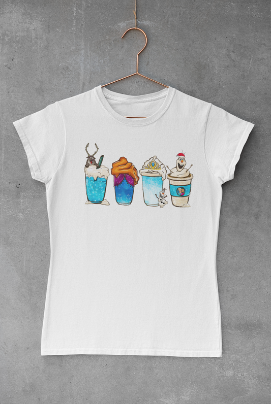 Frozen Christmas Coffee Olaf Cup Transfer